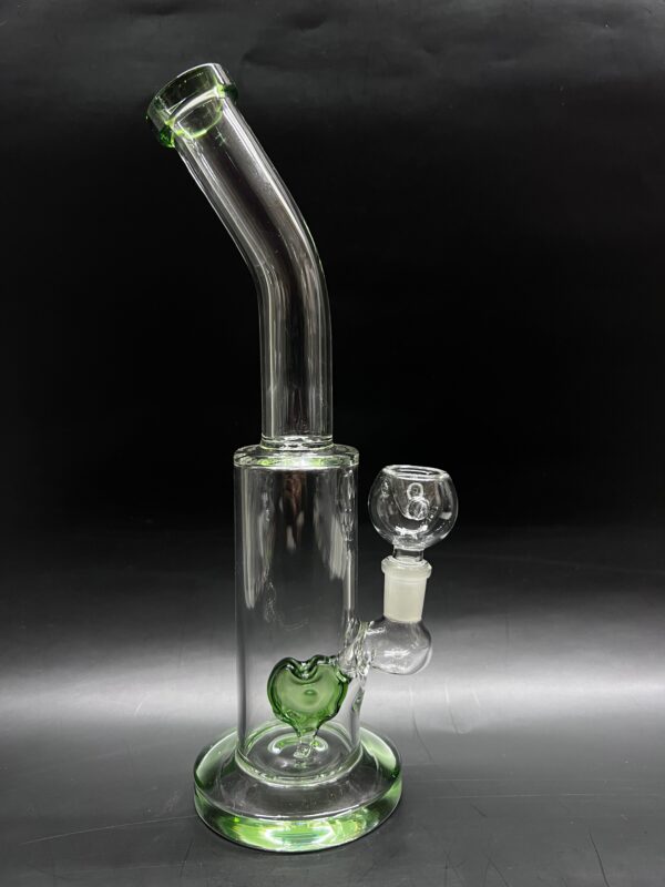 Thick Base Cylindrical Percolator Bong With Awesome Bowl