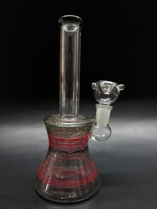 Long Straight Neck Glass Water Bong