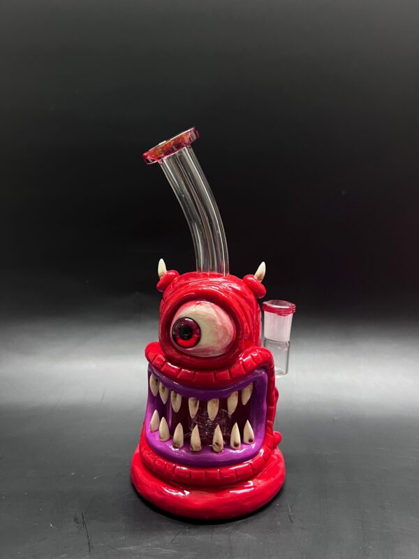 Red Monster Cyclops Bong