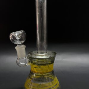Long Straight Neck Glass Water Bong
