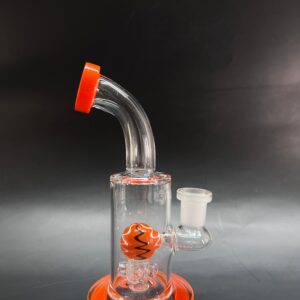 Beaker Glass Bent Neck Flat Base Water Pipe