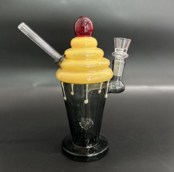 Mini Milkshake Glass Water Pipe